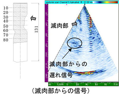 減肉部からの遅れ信号